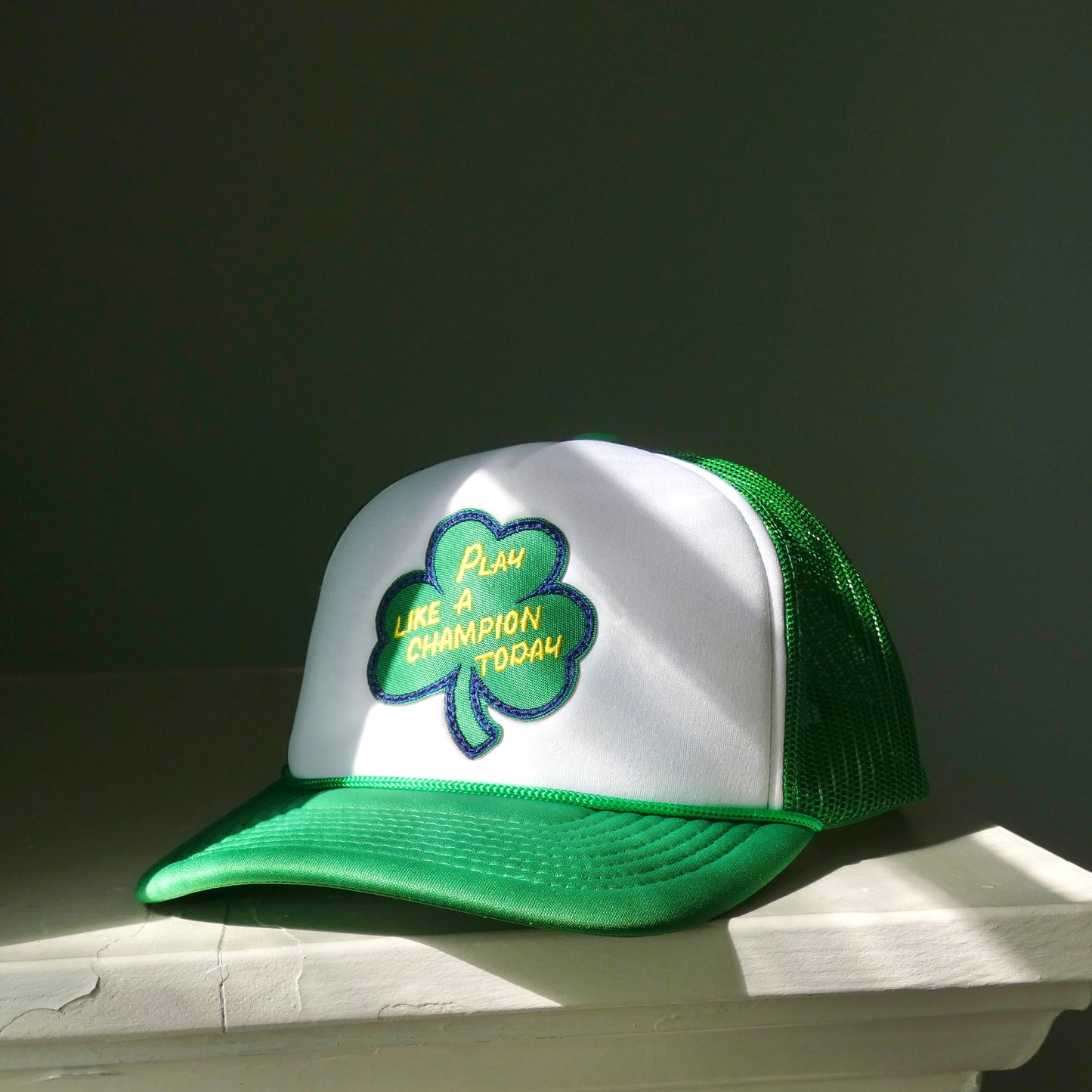 'play like a champion today' notre dame patch hat